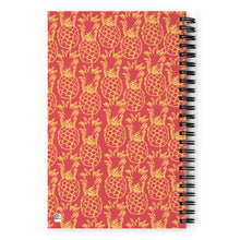Spiral notebook Red and Yellow Pineapples Pineapple Season