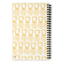 Spiral notebook Yellow Pineapples 2022 Pineapple Season