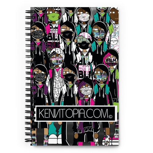 Spiral notebook BLM movement ntbk